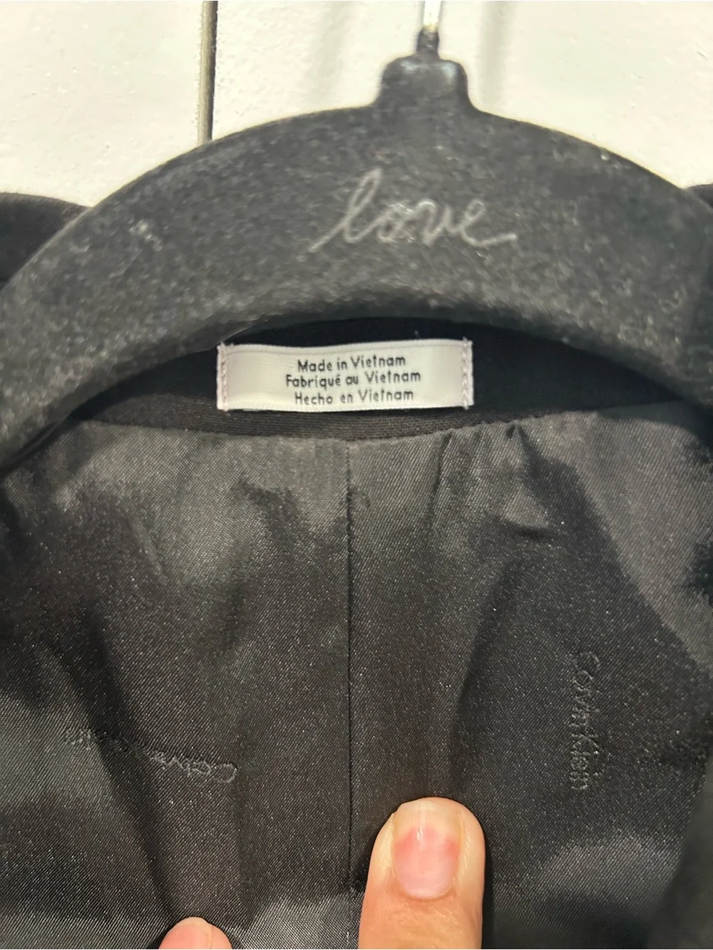 Calvin Klein Boys Black Stretch Blazer Size 18R Suit Jacket